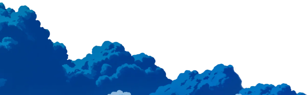 Footer foreground clouds